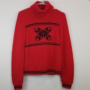 Ralph Lauren Sweaters - Ralph Lauren Red Sweater w Snowflake M Ralph Lauren Sweaters - Ralph Lauren Red Sweater w Snowflake M